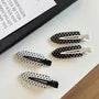 Polka Dot Acetate Hair Clip