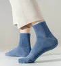 Set Of 2 Pairs: Plain Ankle Socks