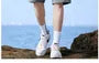 Mid Waist Washed Denim Shorts