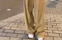 Unisex High-Rise Plain Loose-Fit Suit Pants