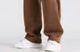 Drawstring Waist Plain Loose Fit Cargo Pants