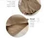 Plain High-Waist A-Line Shorts