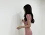 Short-Sleeve Crew Neck Plain Mini Sheath Dress