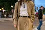 Unisex High-Rise Plain Loose-Fit Suit Pants
