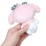 Sanrio Kuromi / My Melody Gingham Check Series Plush Mascot Bag Charm