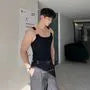 Transparent Strap Scoop Neck Plain Tank Top