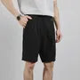 Mid Rise Plain Pleated Shorts