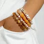 Set Of 4: Beaded Bracelet