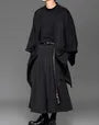 3/4-Sleeve Plain Long Light Jacket