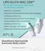 Glutathione Niacinamide Sunscreen Body Lotion