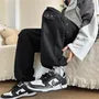 Mid Rise Plain Wide Leg Cargo Pants