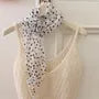Polka Dot Narrow Scarf