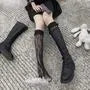 Plain Lace Knee High Socks / Over The Knee Socks