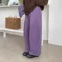 High Rise Plain Baggy Sweatpants
