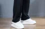 High Waist Plain Loose Fit Pants