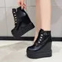 Hidden Wedge Platform Short Boots