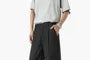 Mid Rise Plain Straight Leg Dress Pants