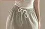 Short-Sleeve Crew Neck Plain Crop T-Shirt