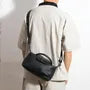 Top Handle Faux Leather Crossbody Bag