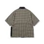Patchwork Short-Sleeve V-Neck Kimono Jacket