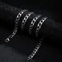Unisex Silver-Tone Chain Necklace