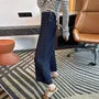 Maternity Drawstring Waist Wide Leg Jeans