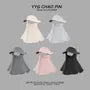Plain Sun Visor with Neck Cover
