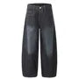 Unisex Low Waist Washed Baggy Jeans