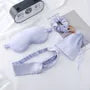 Set: Plain Sleeping Eye Mask + Headband + Scrunchie + Drawstring Bag