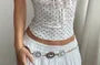 Drawstring Polka Dot Tube Top
