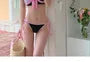 Bow Two Tone Bikini Set
