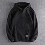 Plain Half Zip Hoodie