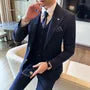 Set: Button-Up Plain Blazer + Dress Pants