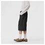 Button-Front Row-Denim Jorts