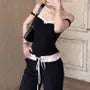 Lace Panel Camisole Top