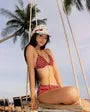 Set: Striped Bikini Top + Bottom