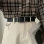 Unisex Faux-Leather Belt