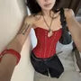 Studded Corset Tube Top