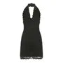 Halter-Neck Mini Lace Bodycon Dress