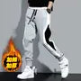 Drawstring Waist Color Block Sweatpants