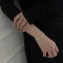 Plain S925 Sterling Silver Open Bangle / Bracelet