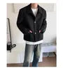 Collar Contrast Stitching Single-Breasted Blazer