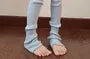 Plain Knit Over-The-Knee Leg Warmers