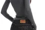 Low Rise Asymmetrical Washed Studded Wide Leg Jeans