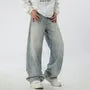 High Waist Washed Wide Leg Jeans