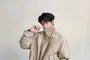 Stand Collar Plain Puffer Jacket