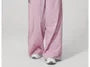 Elastic Waist Plain Wide Leg Sweatpants