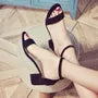 Ankle Strap Chunky Heel Sandals