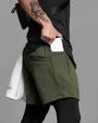 Drawstring Waist Plain Sweatshorts