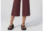 Set: Spaghetti Strap Scoop Neck Plain Camisole Top + High Waist Capri Wide Leg Sweatpants